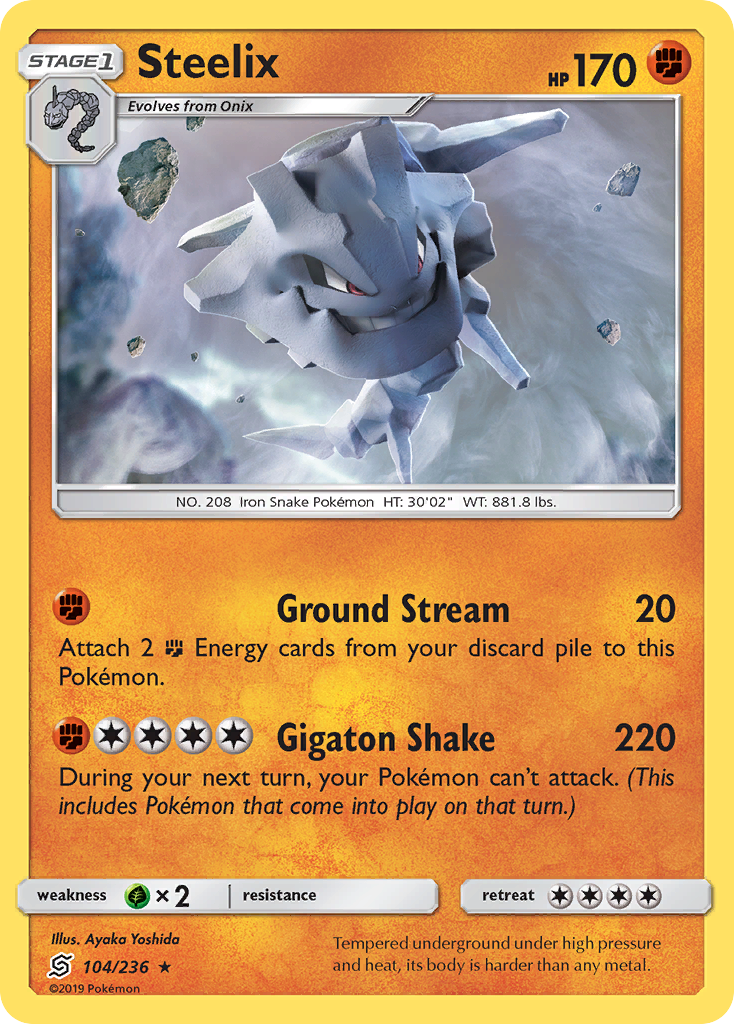 Steelix (104/236) [Sun & Moon: Unified Minds] | Good Games Modbury