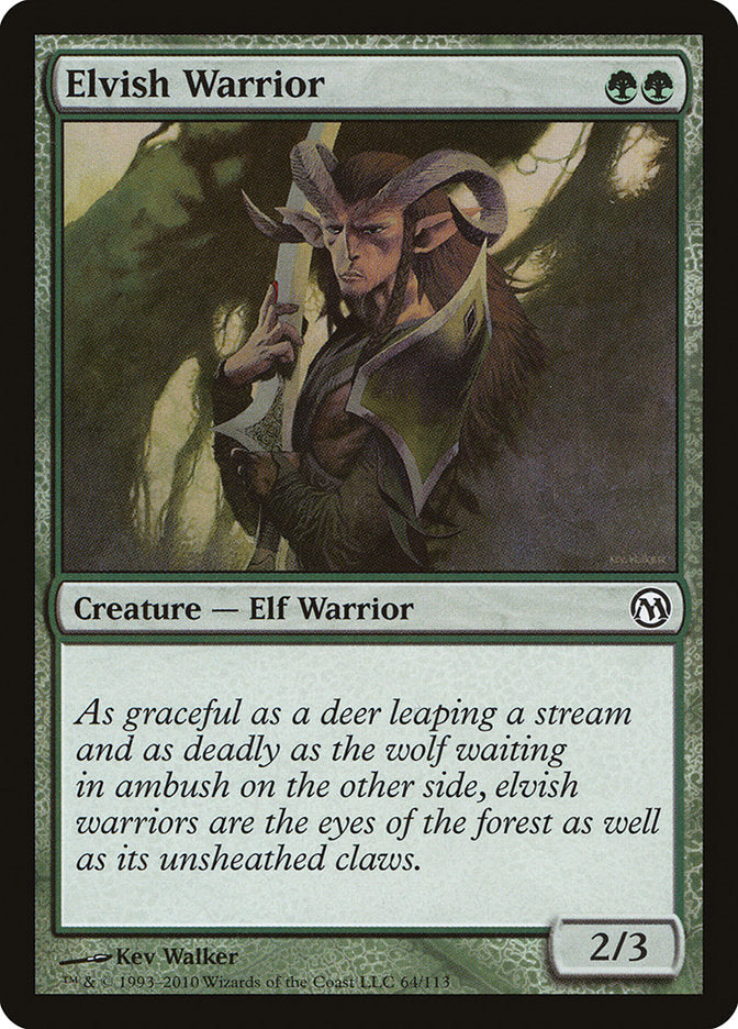 Elvish Warrior [Duels of the Planeswalkers] | Good Games Modbury