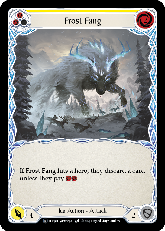 Frost Fang (Yellow) [U-ELE149] (Tales of Aria Unlimited)  Unlimited Normal | Good Games Modbury
