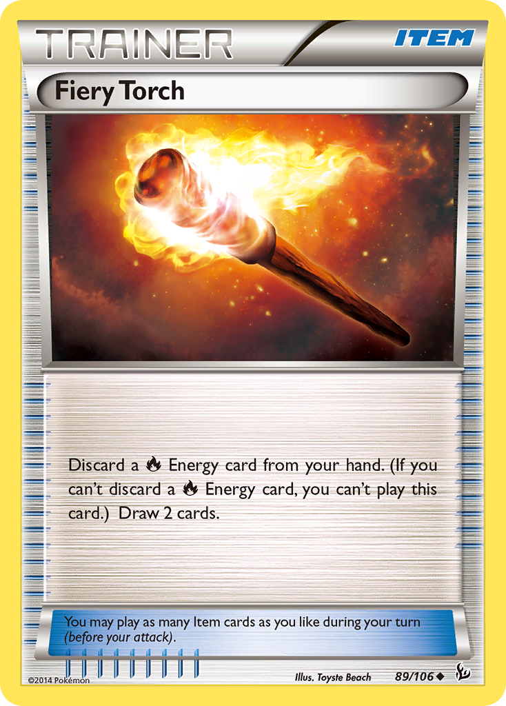 Fiery Torch (89/106) [XY: Flashfire] | Good Games Modbury