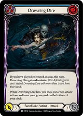 Drowning Dire (Blue) [EVR112] (Everfest)  1st Edition Rainbow Foil | Good Games Modbury