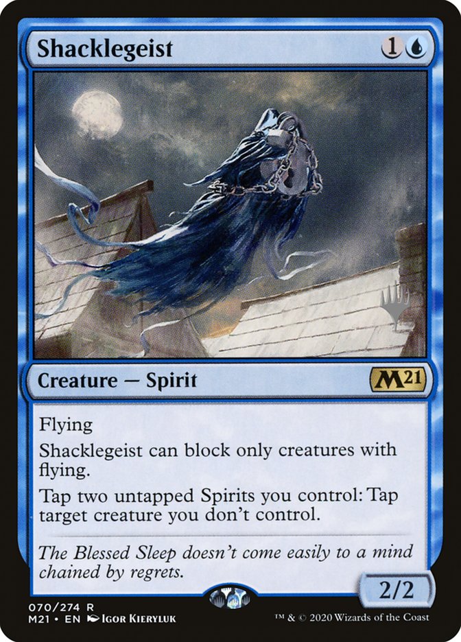 Shacklegeist (Promo Pack) [Core Set 2021 Promos] | Good Games Modbury