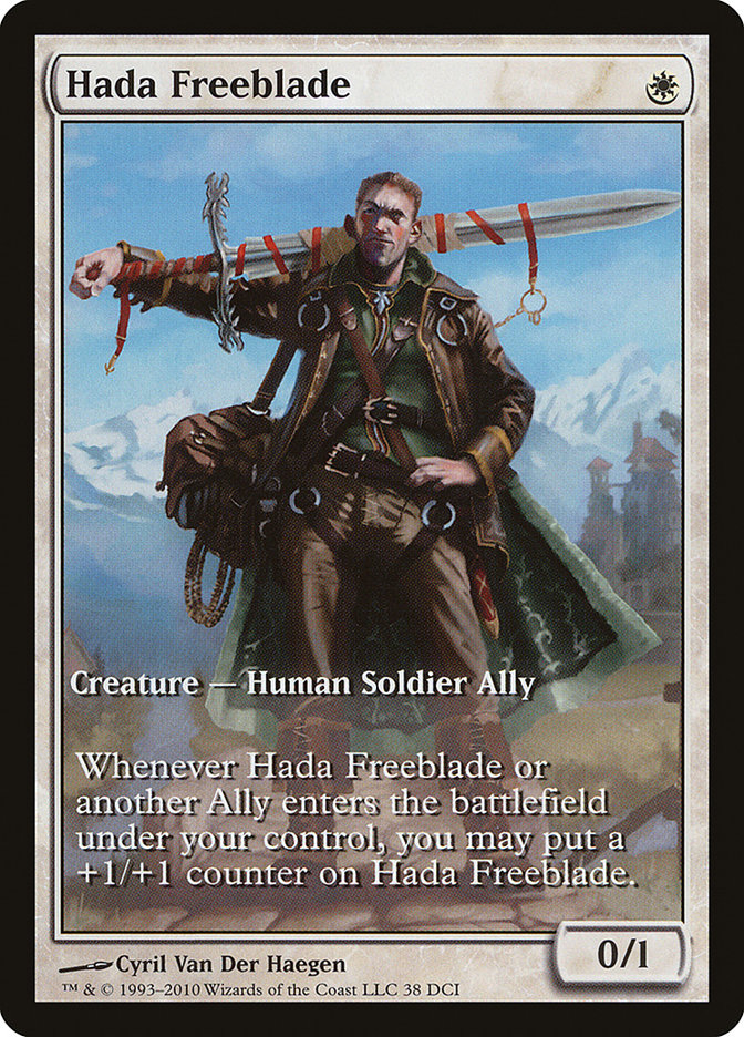 Hada Freeblade (Extended Art) [Worldwake Promos] | Good Games Modbury