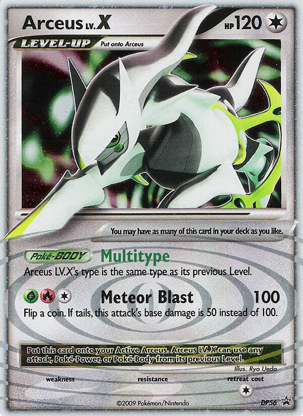 Arceus LV.X (DP56) [Diamond & Pearl: Black Star Promos] | Good Games Modbury