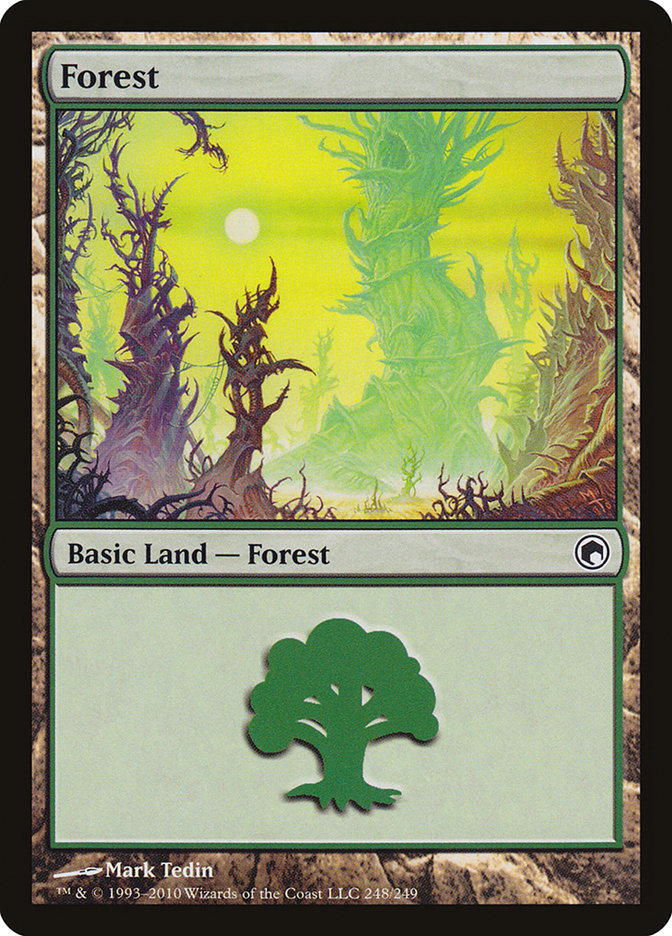 Forest (248) [Scars of Mirrodin] | Good Games Modbury