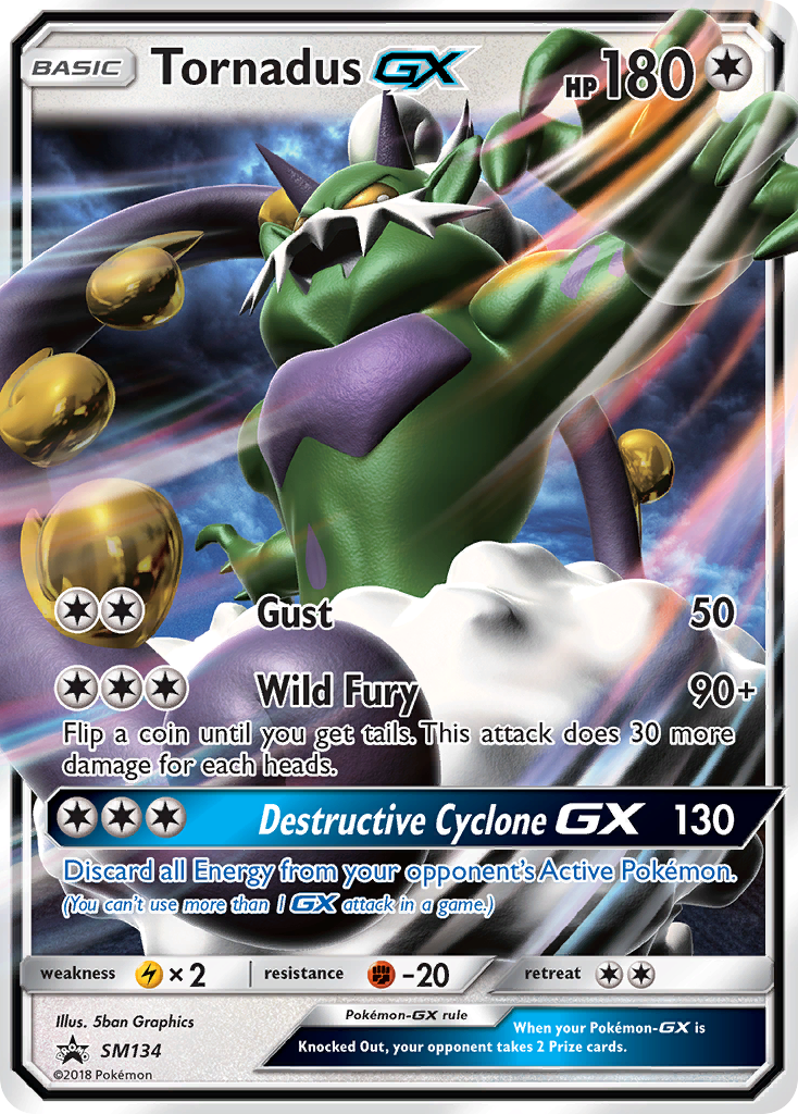 Tornadus GX (SM134) [Sun & Moon: Black Star Promos] | Good Games Modbury