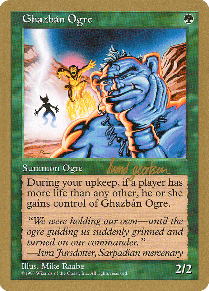 Ghazban Ogre (Svend Geertsen) [World Championship Decks 1997] | Good Games Modbury