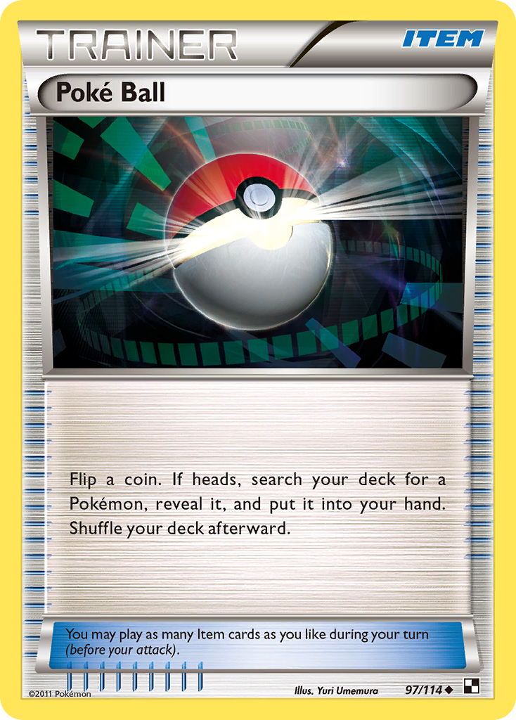 Poke Ball (97/114) [Black & White: Base Set] | Good Games Modbury