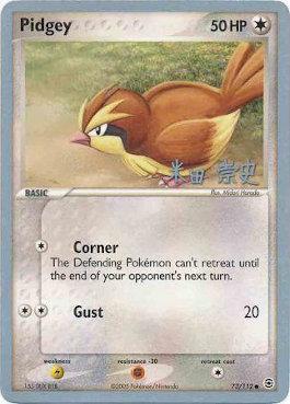 Pidgey (73/112) (Dark Tyranitar Deck - Takashi Yoneda) [World Championships 2005] | Good Games Modbury