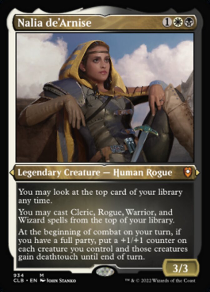 Nalia de'Arnise (Display Commander) (Foil Etched) [Commander Legends: Battle for Baldur's Gate] | Good Games Modbury