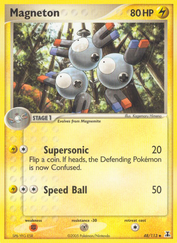 Magneton (48/113) [EX: Delta Species] | Good Games Modbury