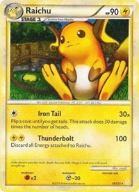 Raichu (10/123) (Cracked Ice Holo) [HeartGold & SoulSilver: Base Set] | Good Games Modbury