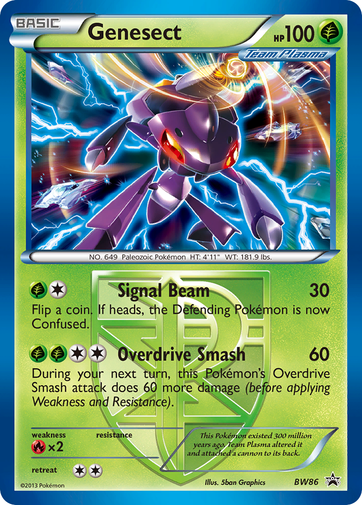 Genesect (BW86) (Team Plasma) [Black & White: Black Star Promos] | Good Games Modbury