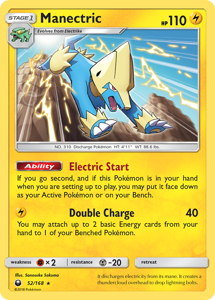 Manectric (52/168) [Sun & Moon: Celestial Storm] | Good Games Modbury