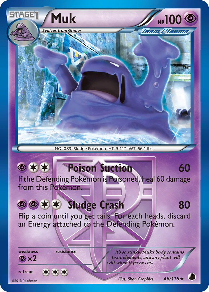 Muk (46/116) [Black & White: Plasma Freeze] | Good Games Modbury