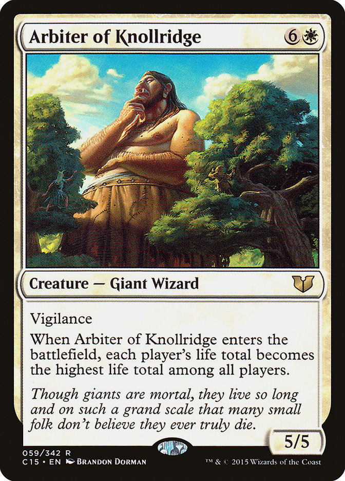 Arbiter of Knollridge [Commander 2015] | Good Games Modbury