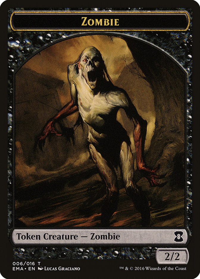 Zombie Token [Eternal Masters Tokens] | Good Games Modbury