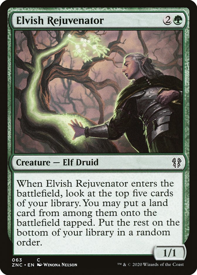 Elvish Rejuvenator [Zendikar Rising Commander] | Good Games Modbury