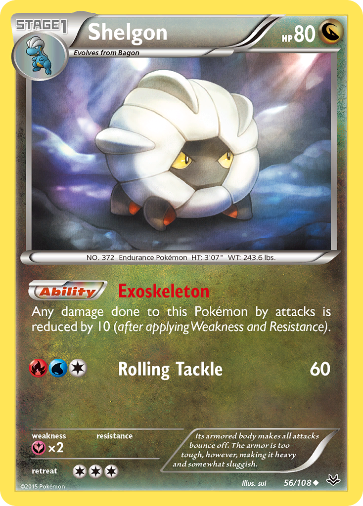 Shelgon (56/108) [XY: Roaring Skies] | Good Games Modbury