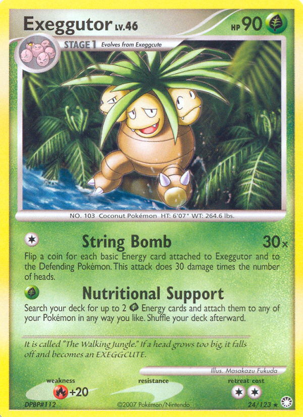 Exeggutor (24/123) [Diamond & Pearl: Mysterious Treasures] | Good Games Modbury