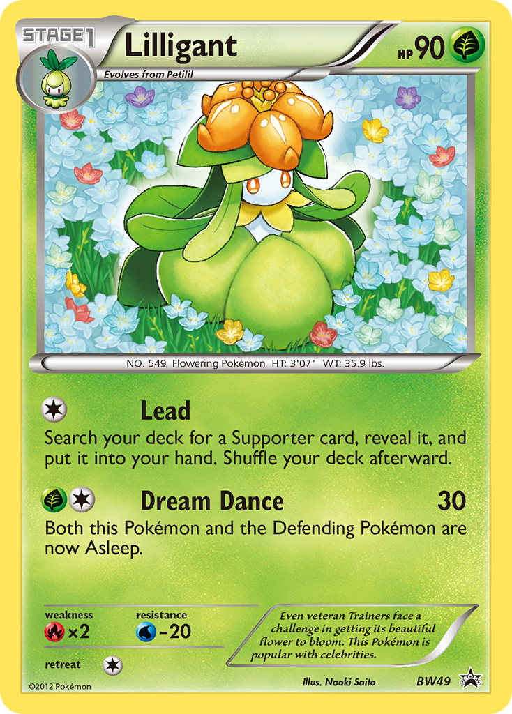 Lilligant (BW49) [Black & White: Black Star Promos] | Good Games Modbury