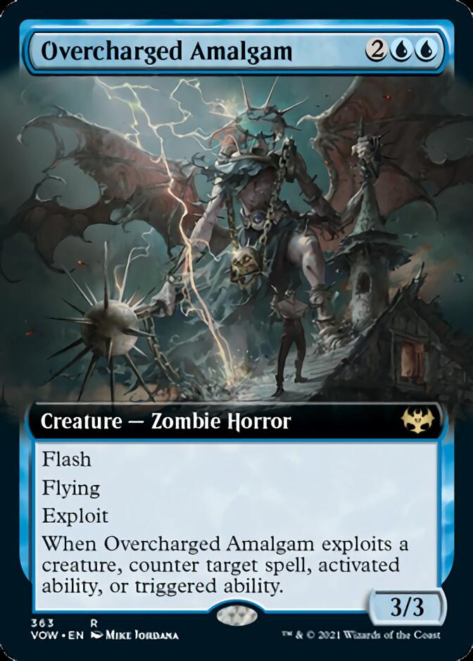 Overcharged Amalgam (Extended Art) [Innistrad: Crimson Vow] | Good Games Modbury