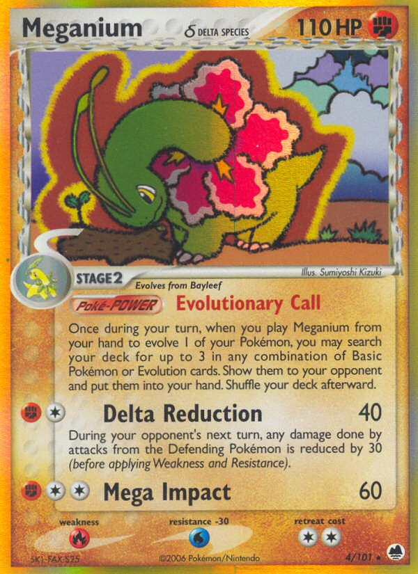 Meganium (4/101) (Delta Species) [EX: Dragon Frontiers] | Good Games Modbury