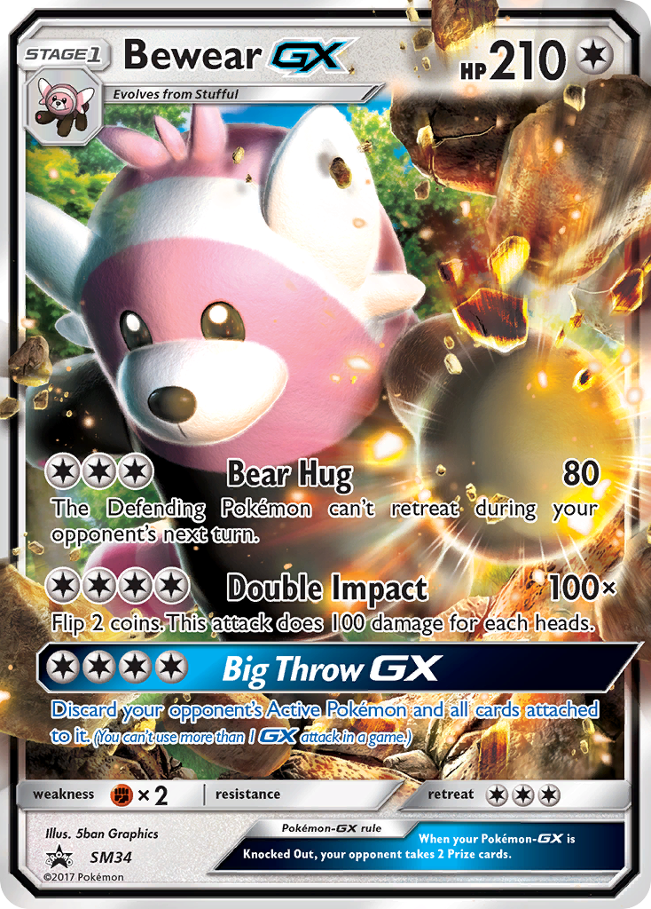 Bewear GX (SM34) [Sun & Moon: Black Star Promos] | Good Games Modbury