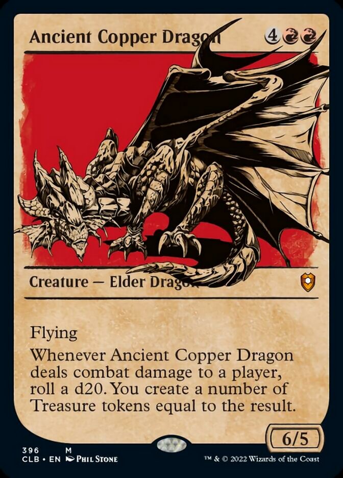 Ancient Copper Dragon (Showcase) [Commander Legends: Battle for Baldur's Gate] | Good Games Modbury