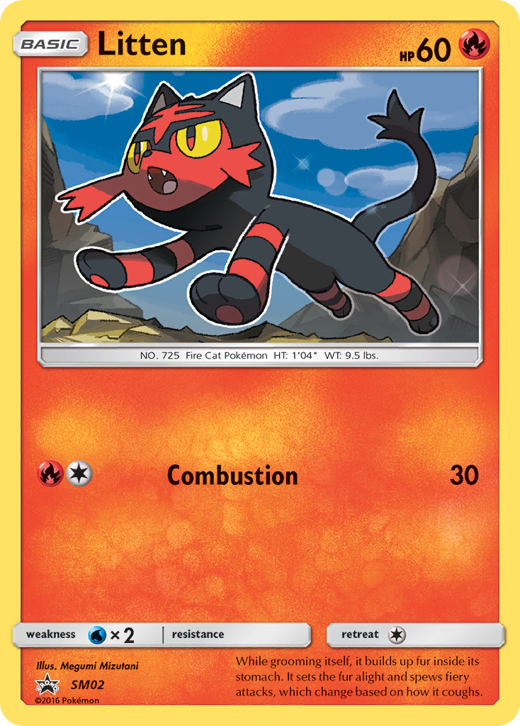 Litten (SM02) [Sun & Moon: Black Star Promos] | Good Games Modbury