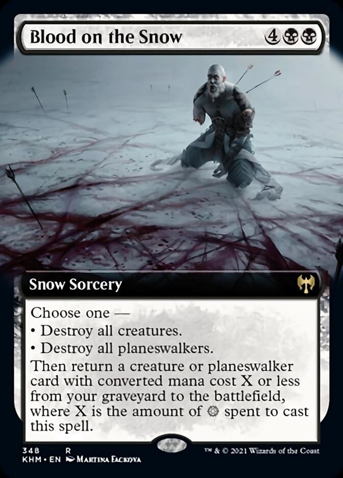 Blood on the Snow (Extended Art) [Kaldheim] | Good Games Modbury