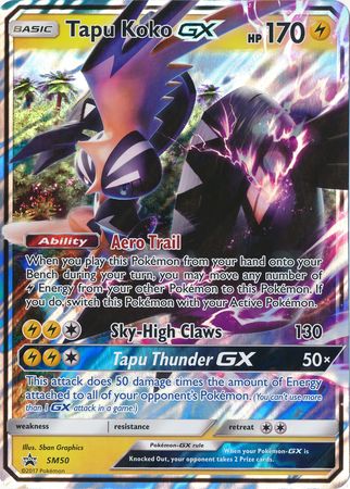 Tapu Koko GX (SM50) (Jumbo Card) [Sun & Moon: Black Star Promos] | Good Games Modbury