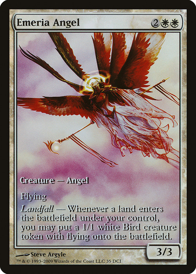 Emeria Angel (Game Day) (Extended Art) [Zendikar Promos] | Good Games Modbury