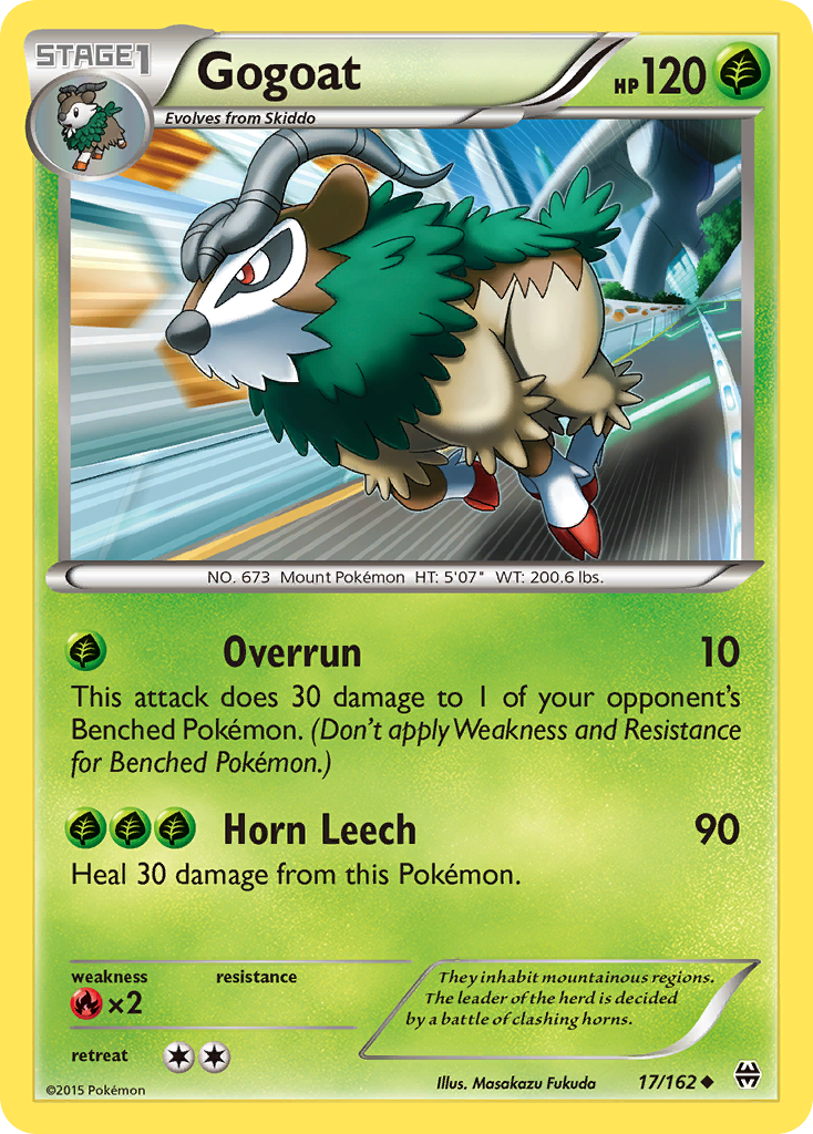 Gogoat (17/162) [XY: BREAKthrough] | Good Games Modbury