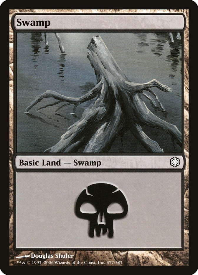 Swamp (377) [Coldsnap Theme Decks] | Good Games Modbury