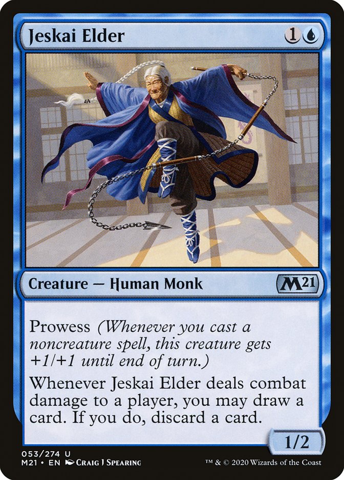 Jeskai Elder [Core Set 2021] | Good Games Modbury