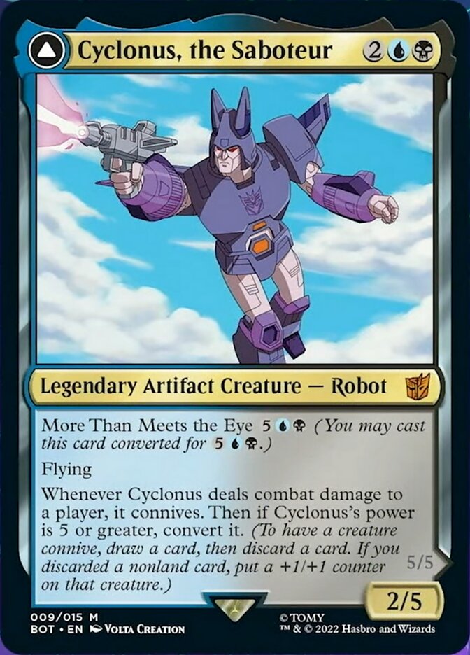 Cyclonus, the Saboteur // Cyclonus, Cybertronian Fighter [Universes Beyond: Transformers] | Good Games Modbury