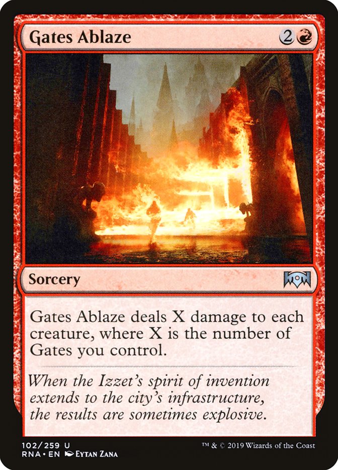 Gates Ablaze [Ravnica Allegiance] | Good Games Modbury