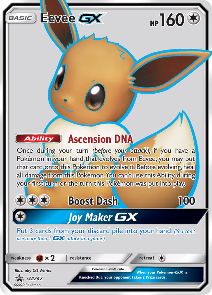 Eevee GX (SM242) [Sun & Moon: Black Star Promos] | Good Games Modbury