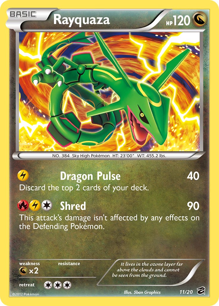 Rayquaza (11/20) (Blister Exclusive) [Black & White: Dragon Vault] | Good Games Modbury