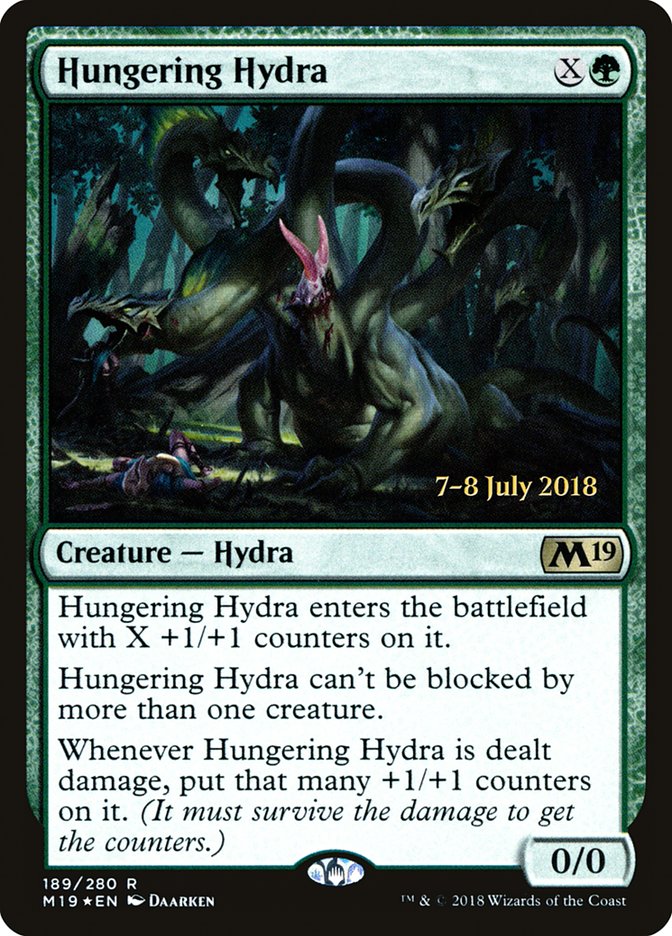 Hungering Hydra [Core Set 2019 Prerelease Promos] | Good Games Modbury