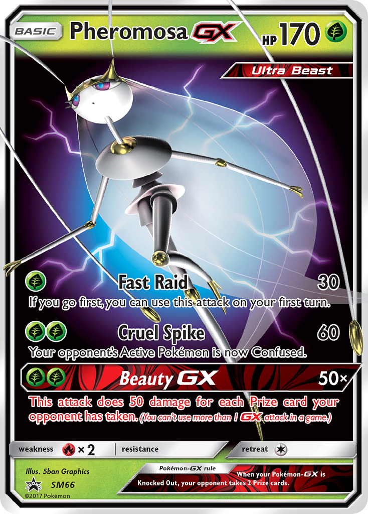 Pheromosa GX (SM66) [Sun & Moon: Black Star Promos] | Good Games Modbury