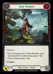 Twin Twisters (Red) [EVR047] (Everfest)  1st Edition Rainbow Foil | Good Games Modbury