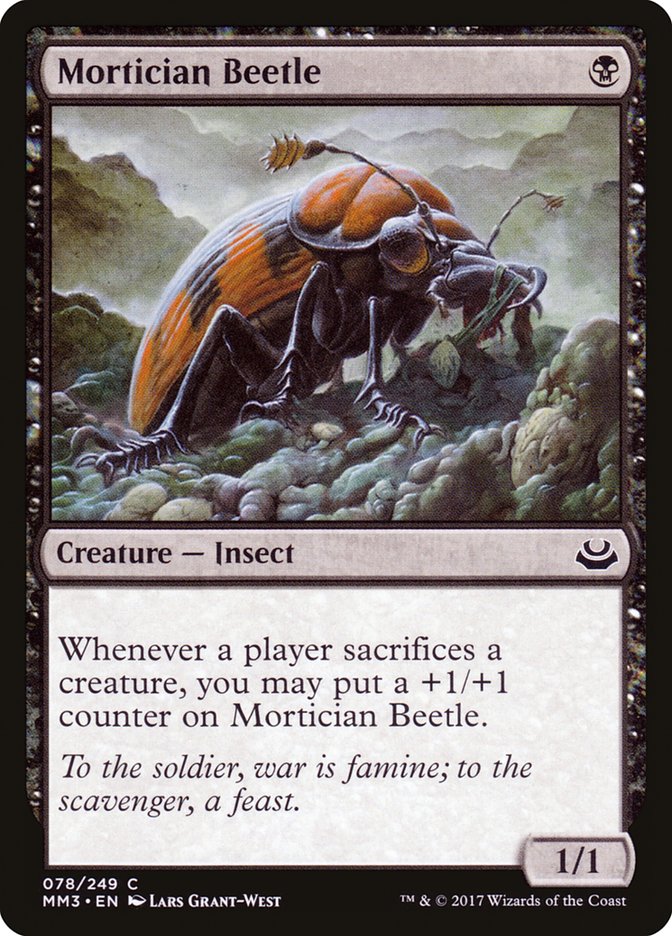 Mortician Beetle [Modern Masters 2017] | Good Games Modbury