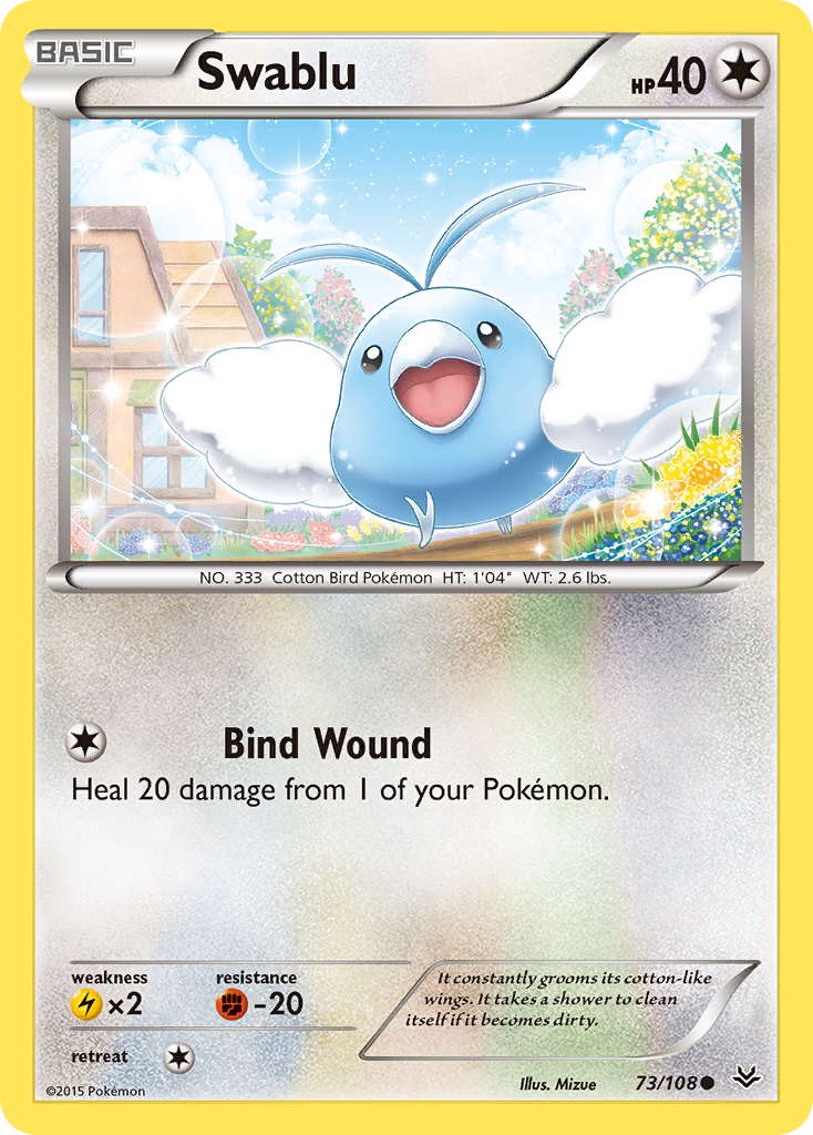 Swablu (73/108) [XY: Roaring Skies] | Good Games Modbury