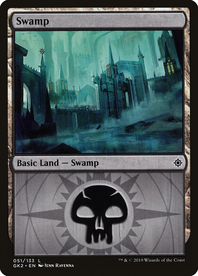 Swamp (51) [Ravnica Allegiance Guild Kit] | Good Games Modbury