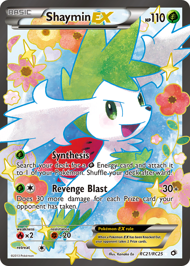 Shaymin EX (RC21/RC25) [Black & White: Legendary Treasures] | Good Games Modbury