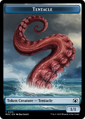 Tentacle // Human (26) Double-Sided Token [March of the Machine Commander Tokens] | Good Games Modbury