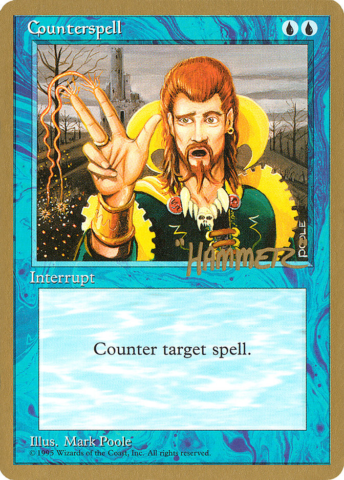 Counterspell (Shawn "Hammer" Regnier) [Pro Tour Collector Set] | Good Games Modbury
