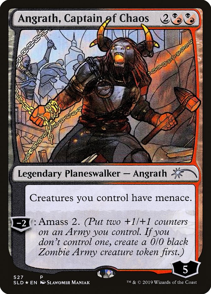 Angrath, Captain of Chaos (Stained Glass) [Secret Lair Drop Promos] | Good Games Modbury